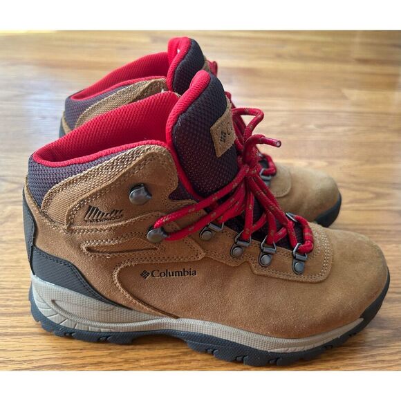 Columbia Shoes - Columbia Newton Ridge Plus Hiking Boots Suede Brown BK4552-286 Women's 7.5